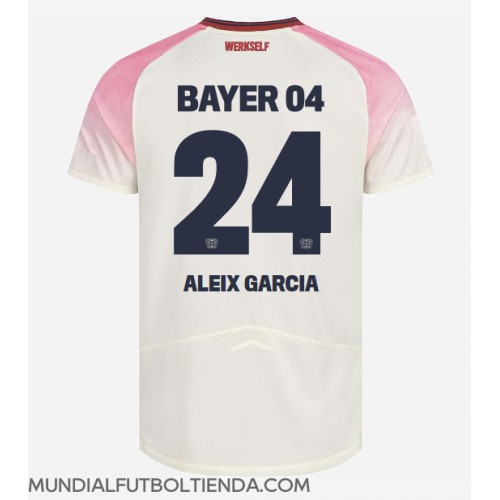 Camiseta Bayer Leverkusen Aleix Garcia #24 Segunda Equipación Replica 2025-26 mangas cortas Camiseta Bayer Leverkusen Aleix Garcia #24 Segunda Equipación Replica 2025-26 mangas cortas